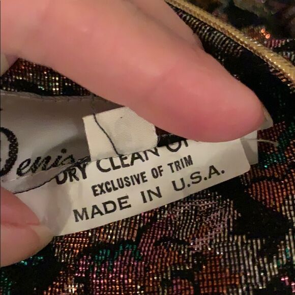 Vtg Denise Fashions sparkly brocade jacket - Picture 8 of 8